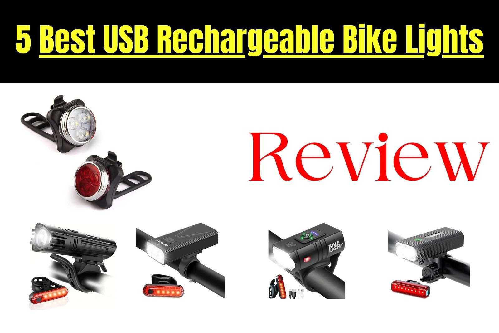 Read more about the article Top 5 Best USB Rechargeable Bike Light Sets for Safe Night Rides
